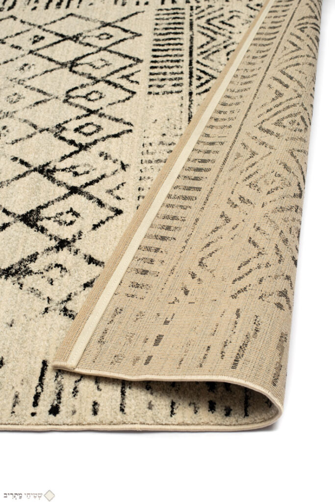 שטיח ברבר שחור לבן – תמונה 3